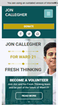 Mobile Screenshot of joncallegher.com
